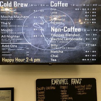 The Buzzed Goat - Menu - Coffee & Tea Near Me - Phoenix, Arizona The Buzzed Goat - Menu - Coffee & Tea Near Me - Phoenix, Arizona