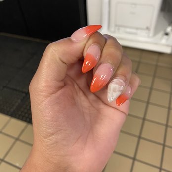 Tango Nail - Gel fill powder dip ombré with marble affect on ring finger. 85$ - Nail Salons Near Me - Las Vegas, Nevada Tango Nail - Gel fill powder dip ombré with marble affect on ring finger. 85$ - Nail Salons Near Me - Las Vegas, Nevada
