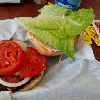 Outback Deli - Open face view of the mouth watering bacon cheeseburger - Delis Near Me - Dyer, Nevada Outback Deli - Open face view of the mouth watering bacon cheeseburger - Delis Near Me - Dyer, Nevada