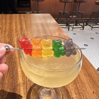 Ammazzacaffè - Spill the Tea (adorable rainbow gummy bears) - Cocktail Bars Near Me - Brooklyn, New York