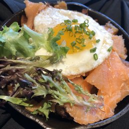 Breakfast skillet with salmon Breakfast skillet with salmon