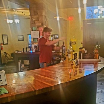 Belgian Horse Winery - Bar area in tasting room - Wineries Near Me - Middletown, Indiana
