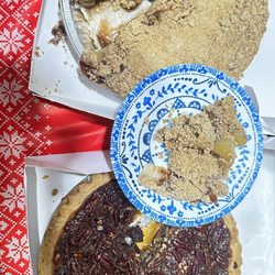 Watertown Meat Center - Apple crumb pie and Pecan.