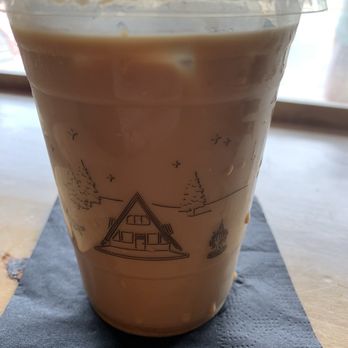 Front Range - Fairway - Iced oat milk 16 oz latte with vanilla and pistachio syrups - Coffee & Tea Near Me - Fairway, Kansas Front Range - Fairway - Iced oat milk 16 oz latte with vanilla and pistachio syrups - Coffee & Tea Near Me - Fairway, Kansas