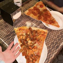 Benny Tudino's - Buffalo chicken and pepperoni slice