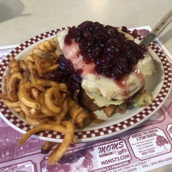 Littleton Diner - Cranberry Melt with curly fries - Diners Near Me - Littleton, New Hampshire