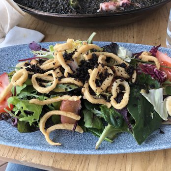 Can Fisher - Salad with calamari - Seafood Near Me - Barcelona, B