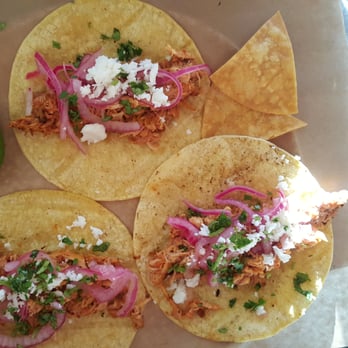 Ay Caramba, Eh - Chicken tacos are delicious!!! 3 for $10.99 can mix any type of taco - Mexican Near Me - Vaughan, Ontario