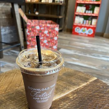 Foxtail Coffee - Boca Valley - My delicious iced mocha / decaf / almond milk. - Coffee & Tea Near Me - Boca Raton, Florida Foxtail Coffee - Boca Valley - My delicious iced mocha / decaf / almond milk. - Coffee & Tea Near Me - Boca Raton, Florida