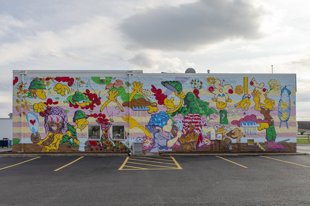 FLOWERS IN MY HEAD 9301 Broadway, Crown Point, Indiana Public Art