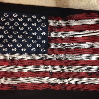 Cotton Hustle - Serius Life Ent American flag. - Screen Printing Near Me - Brooklyn, New York