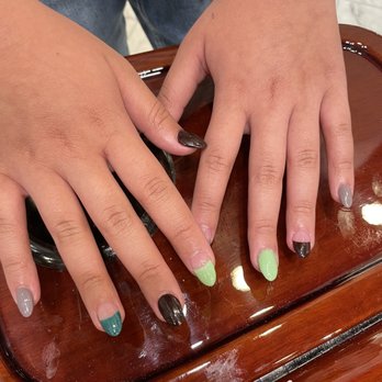 Jimmy‘s Hair Designs - Almond shape acrylics with gel polish designs - Hair Salons Near Me - Westminster, California Jimmy‘s Hair Designs - Almond shape acrylics with gel polish designs - Hair Salons Near Me - Westminster, California