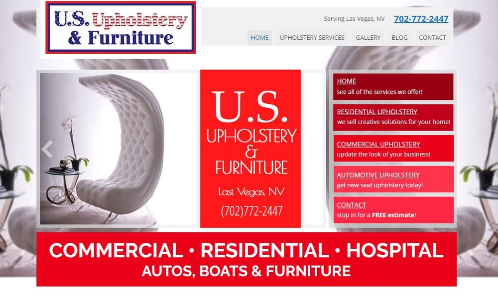 U.S FURNITURE UPHOLSTERY 4375 E Sahara Ave, Las Vegas, Nevada