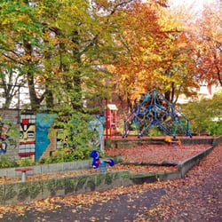 Spielplatz Bei St. Markus - Ecke zum eigentlichen Spielplatz