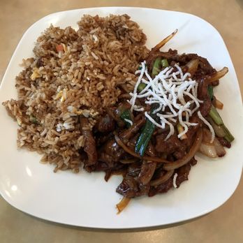 Little Dumpling - Mongolian beef with fried rice December 7, 2018 - Chinese Near Me - Las Vegas, Nevada