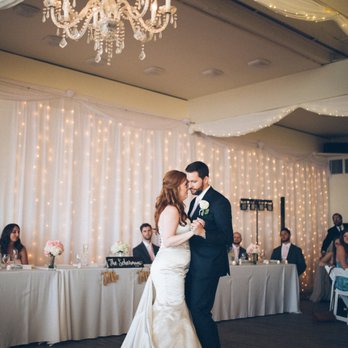 Malibu West Beach Club - the chandeliers and wall with lights behind it are AMAZING for a wedding! - Venues & Event Spaces Near Me - Malibu, California