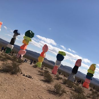 Seven Magic Mountains - Public Art Near Me - Las Vegas, Nevada