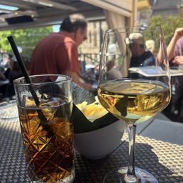 Jack & Coke and White Wine. Jack & Coke and White Wine.