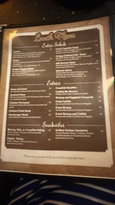 Menu photo 2 Ma Mama's Kitchen New Roads, LA