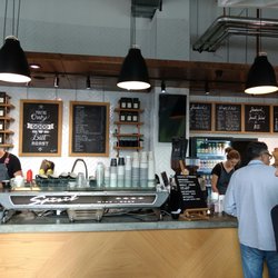 Tobys Estate - Always pumping! Best coffee in Mascot. Located in the Qantas Building at street level so anyone can go.