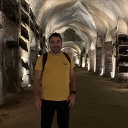 Catacombe di San Gennaro - Inside the catacomb.