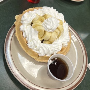 Egg Works - Banana Waffle - American Near Me - Las Vegas, Nevada Egg Works - Banana Waffle - American Near Me - Las Vegas, Nevada