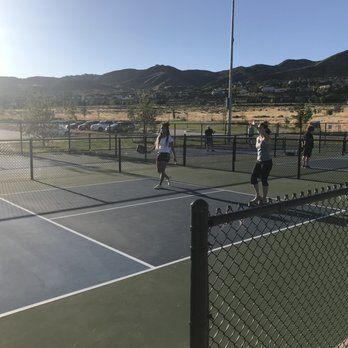 Wheadon Farm Park - Outdoor pickling adds a whole other element: WIND - Pickleball Near Me - Draper, Utah