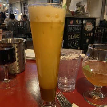 Culture Cafe - Mocktail--Orange Ya Glad. Good stuff!!!! - Breakfast & Brunch Near Me - Williamsburg, Virginia Culture Cafe - Mocktail--Orange Ya Glad. Good stuff!!!! - Breakfast & Brunch Near Me - Williamsburg, Virginia