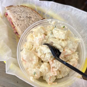 Katzinger's Delicatessen - Corned Beef with potato salad - Delis Near Me - Columbus, Ohio Katzinger's Delicatessen - Corned Beef with potato salad - Delis Near Me - Columbus, Ohio