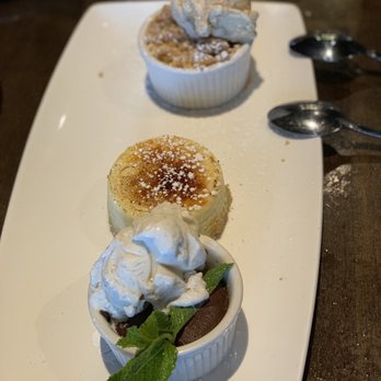 Yard House - Dessert Mini Trio Sampler - New American Near Me - San Jose, California Yard House - Dessert Mini Trio Sampler - New American Near Me - San Jose, California