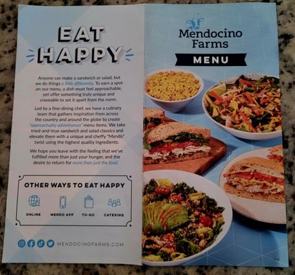 Menu photo 1 Mendocino Farms Folsom, CA