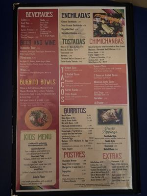 Menu photo 4 El Charro Cafe Yuma, AZ
