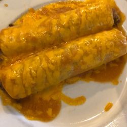 Mi Rancho Mexican Restaurant - From the a la carte menu, beef enchilada