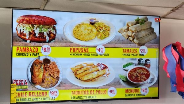 Menu photo 1 Pepe's Panaderia Riverside, CA