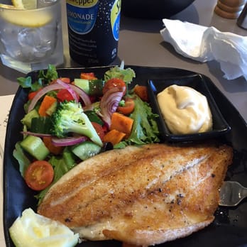 The Renegades Cafe Wine Bar - Barramundi special - Cafes Near Me - Mascot, NSW