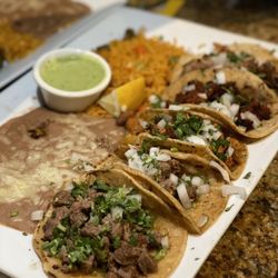 Azul Tequila - 5 Street Taco Combo