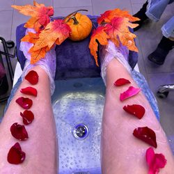 Milano Nail Spa - The pumpkin pedi is where it's at!