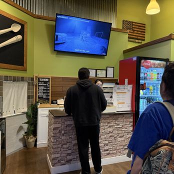 Hearty K-Bop - Ordering counter, complete with K-pop videos on the TV - Korean Near Me - Battle Ground, Washington Hearty K-Bop - Ordering counter, complete with K-pop videos on the TV - Korean Near Me - Battle Ground, Washington