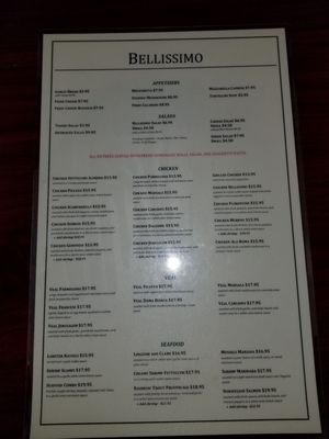 Menu photo 2 Bellisimo: Italian Restaurant Colleyville, TX Menu photo 2 Bellisimo: Italian Restaurant Colleyville, TX