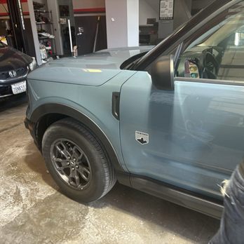 Flash Automotive - Front left side was repaired from an unknown dent. - Body Shops Near Me - San Dimas, California