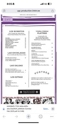 Menu photo 2 El Mitote New York, NY Menu photo 2 El Mitote New York, NY