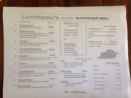 Menu photo 5 Lutticken's Menlo Park, CA