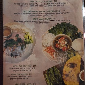Thien Huong Restaurant - Menu as of 20 March 2026 - Vietnamese Near Me - Los Angeles, California