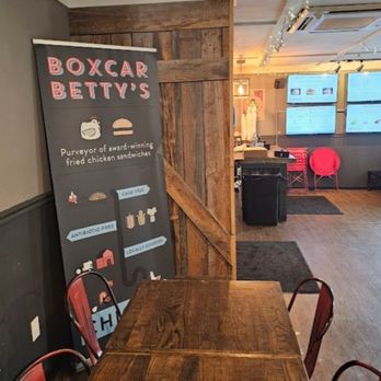 Boxcar Betty's - Seating - Sandwiches Near Me - Charleston, South Carolina