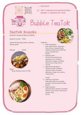 Menu photo 2 Bubble TeaTok Jamaica, NY