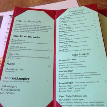 Sushi Garden - A whole menu devoted to specialty cocktails, sake, beer and wine - Sushi Bars Near Me - Capitola, California Sushi Garden - A whole menu devoted to specialty cocktails, sake, beer and wine - Sushi Bars Near Me - Capitola, California