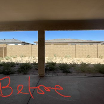 Roberts Landscaping Services - a view of a back yard - Landscaping Near Me