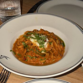 Sparrow Italia - Spicy Rigatoni Alla Vodka (GF) - 10/10. This was my favorite dish of the night. - Italian Near Me - Miami, Florida Sparrow Italia - Spicy Rigatoni Alla Vodka (GF) - 10/10. This was my favorite dish of the night. - Italian Near Me - Miami, Florida