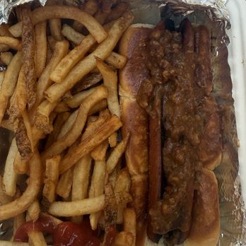 Flamin’ Burgers - This pic doesn't give the hotdog or fries any justice but it's really good! - Burgers Near Me - Salisbury, Maryland Flamin’ Burgers - This pic doesn't give the hotdog or fries any justice but it's really good! - Burgers Near Me - Salisbury, Maryland