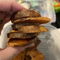 T-Bones Great American Eatery - The chips from fish and chips